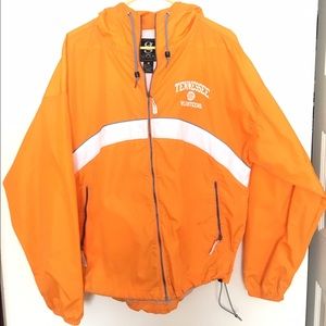 Orange Tennessee Volunteers Windbreaker