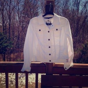 Tommy Hilfiger Stretch White Jean Jacket