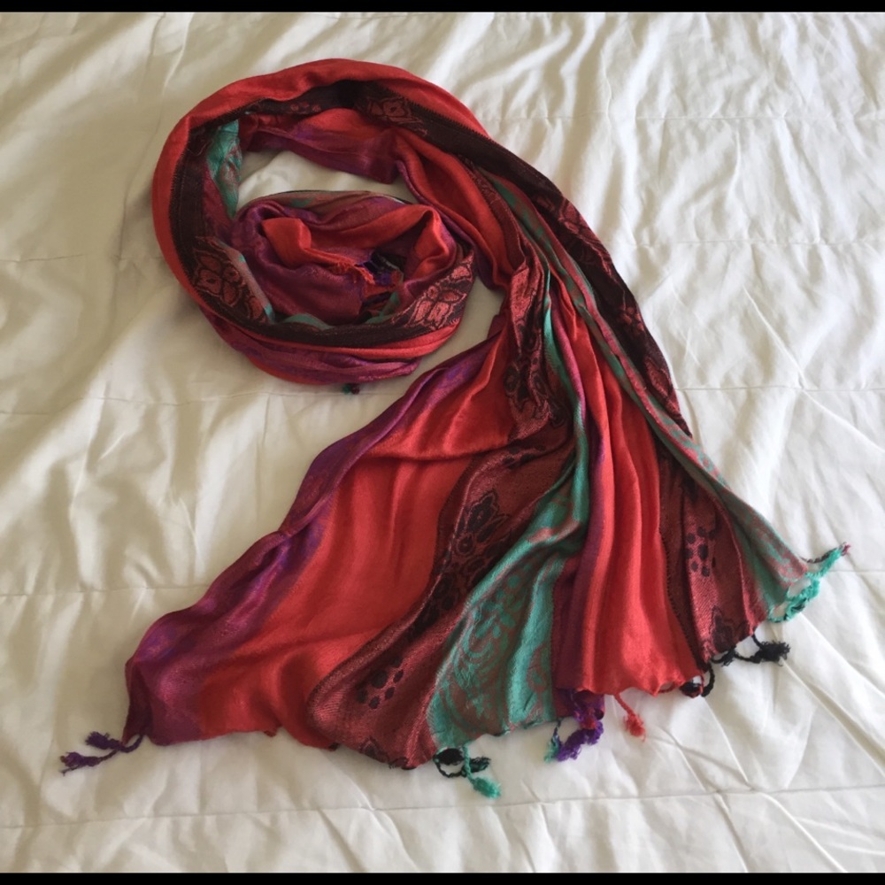 Multi colored scarf