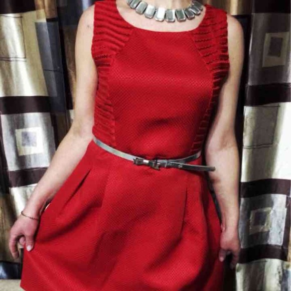 Mini dress red S - Picture 3 of 4