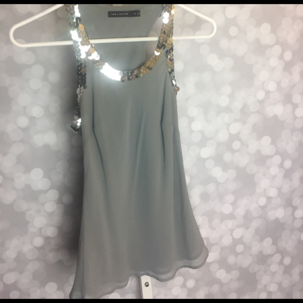 Silver blouse