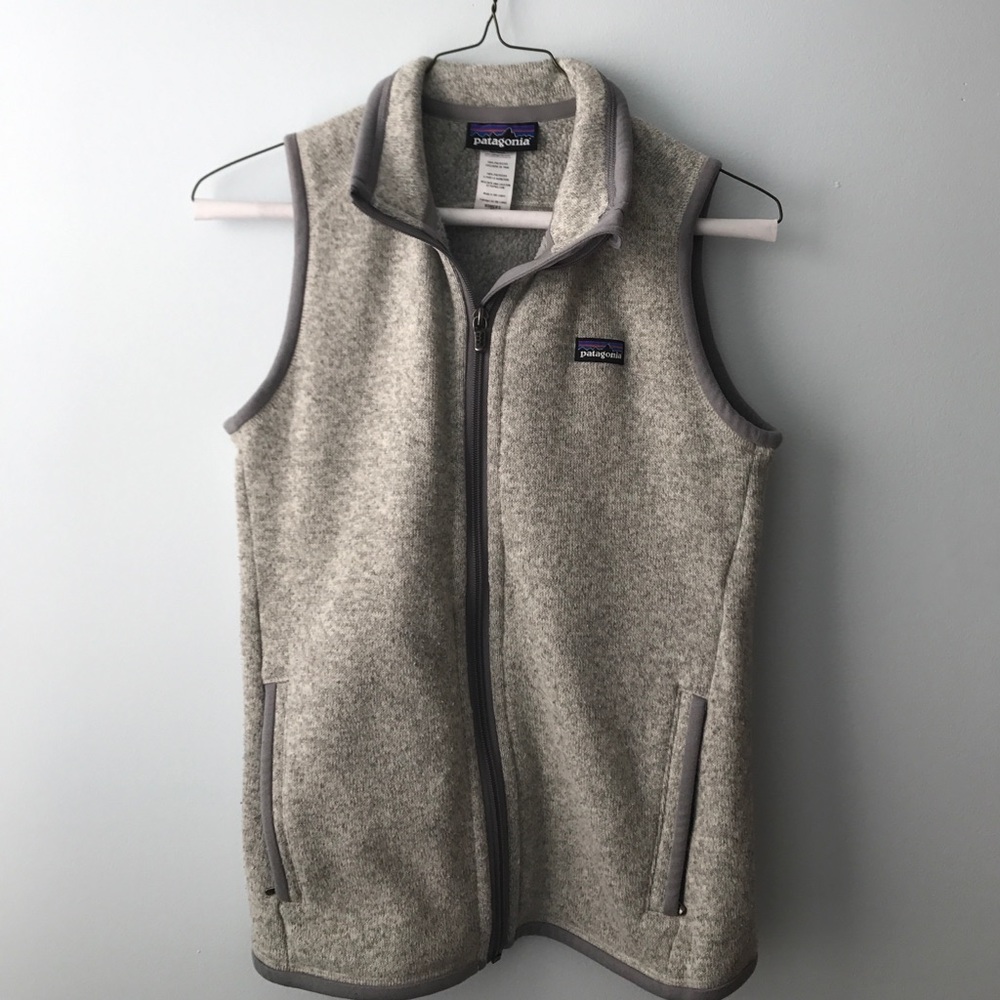patagonia grey vest