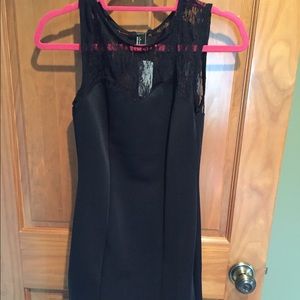 Black bodycon mini dress