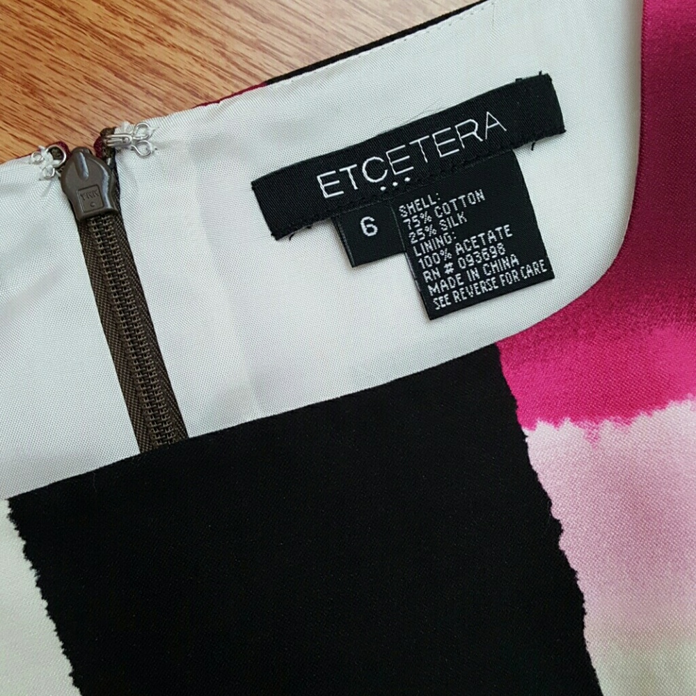 Sleeveless colorblocked sheath dress NWT - Picture 6 of 6