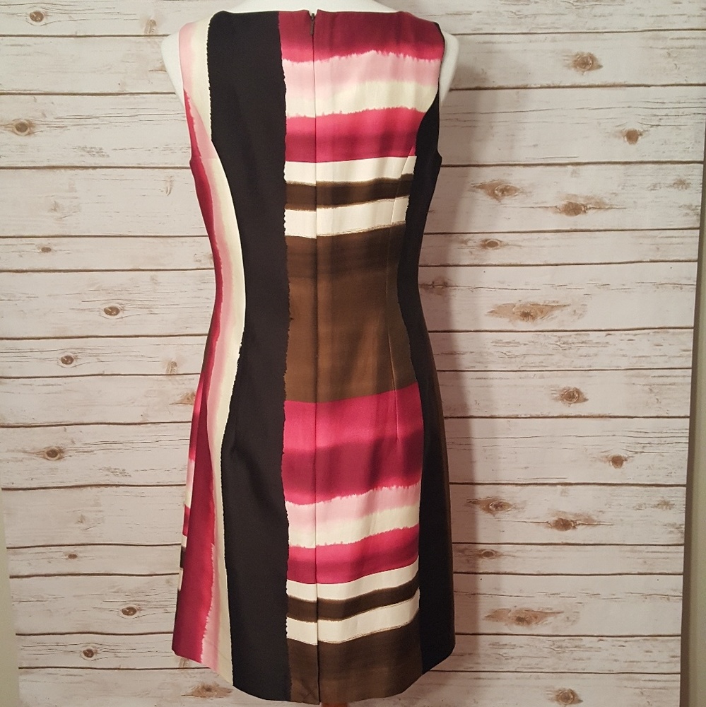 Sleeveless colorblocked sheath dress NWT - Picture 3 of 6