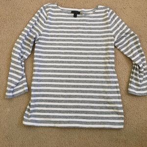 Jcrew 3/4 length sleeve shirt