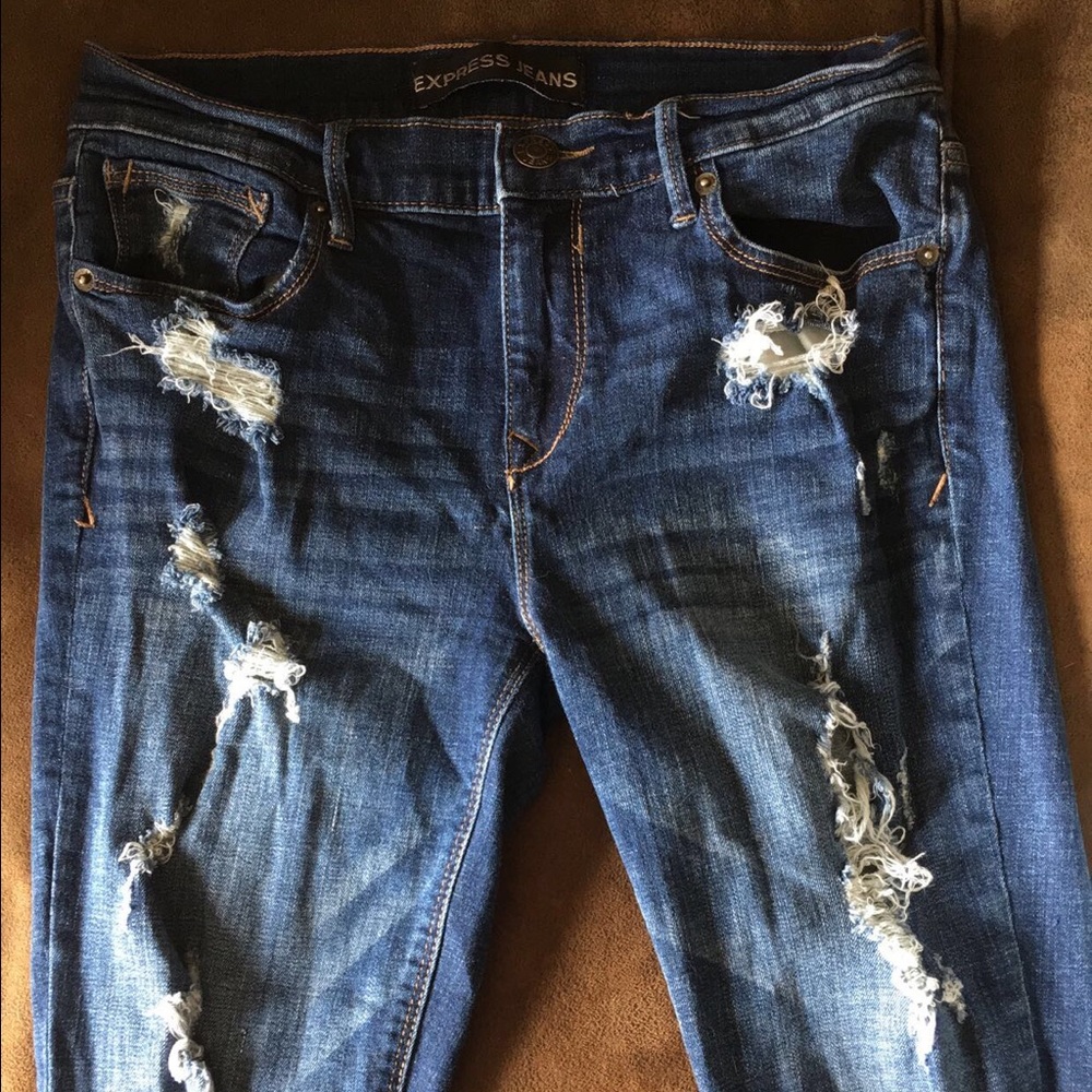 express jean leggings "mia mid rise"