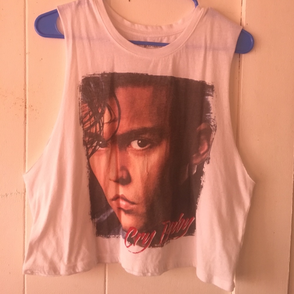 Cry baby cut off shirt!