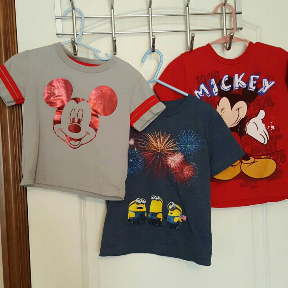 Three size 3t boy character tshirts