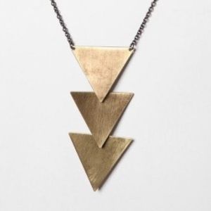 Triangle necklace