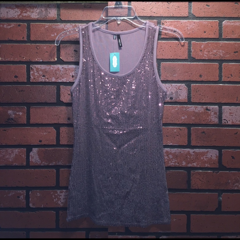 NWT Maurice's sequin tank