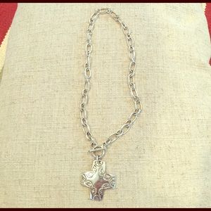 SILPADA Sterling Silver Cross Necklace