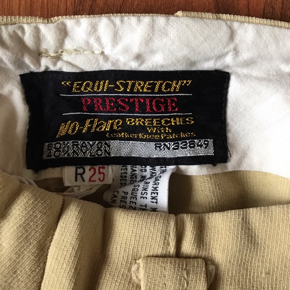 Prestige Tan/brown ridding pants - sz 25 - Picture 4 of 4