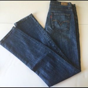 WOMENS LEVIS  MID-RISE SKINNY JEAN