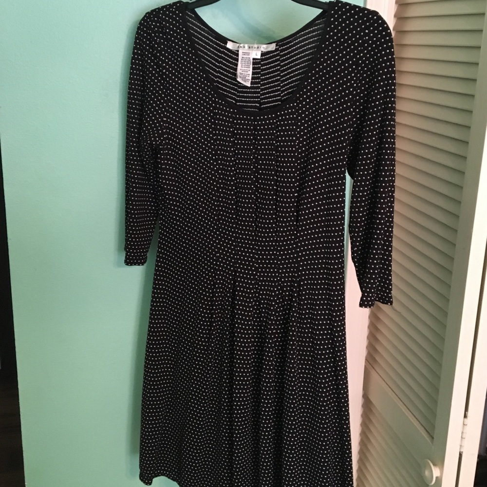 Black Polka Dot Dress