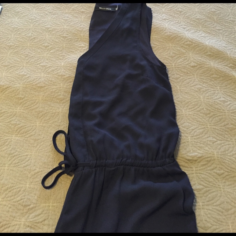 Navy blue jumpsuit