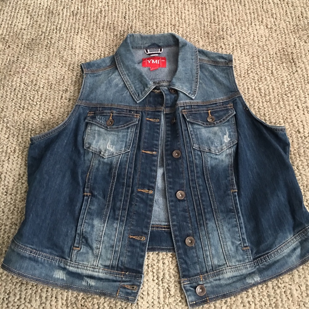 Dark Jean vest