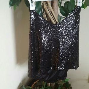 Black sequin