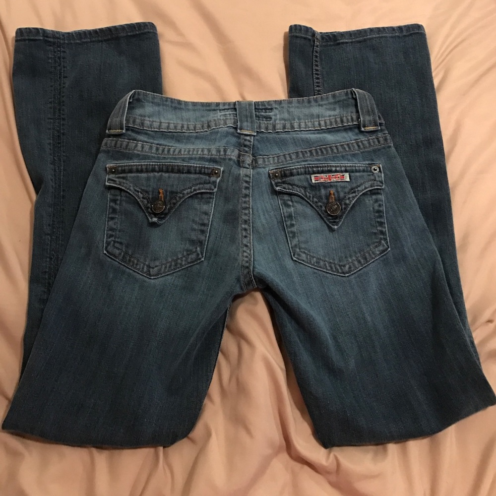 Hudson Boot Cut Flap Pocket Jeans