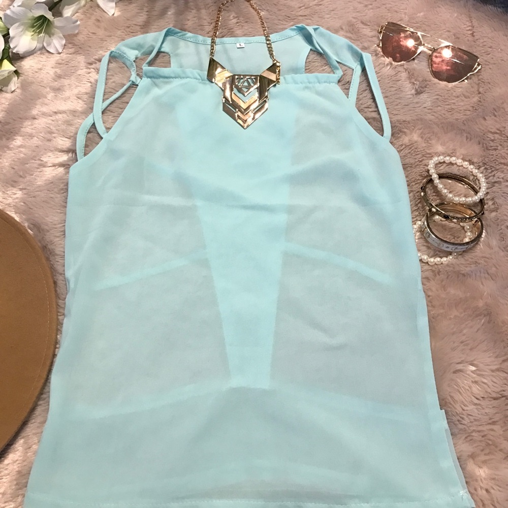 Sheer spring top - Picture 3 of 4