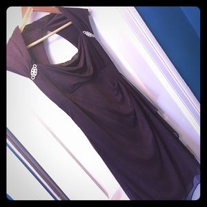 Purple Sparkly R&M Richards Cocktail/Evening Dress