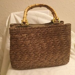 🔥One Day Sale🔥🌻Straw and Bamboo Basket Bag🌻