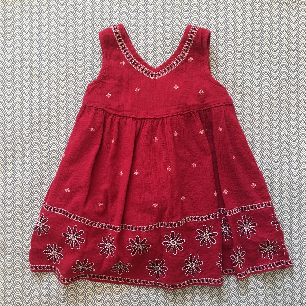 Gap Baby Embroidered Boho Dress