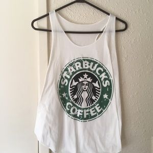 Starbucks Coffee racerback tank top