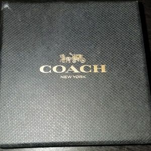 Never worn coach earrings NWT