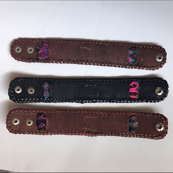 Leather Huichol Bracelets - Picture 7 of 7