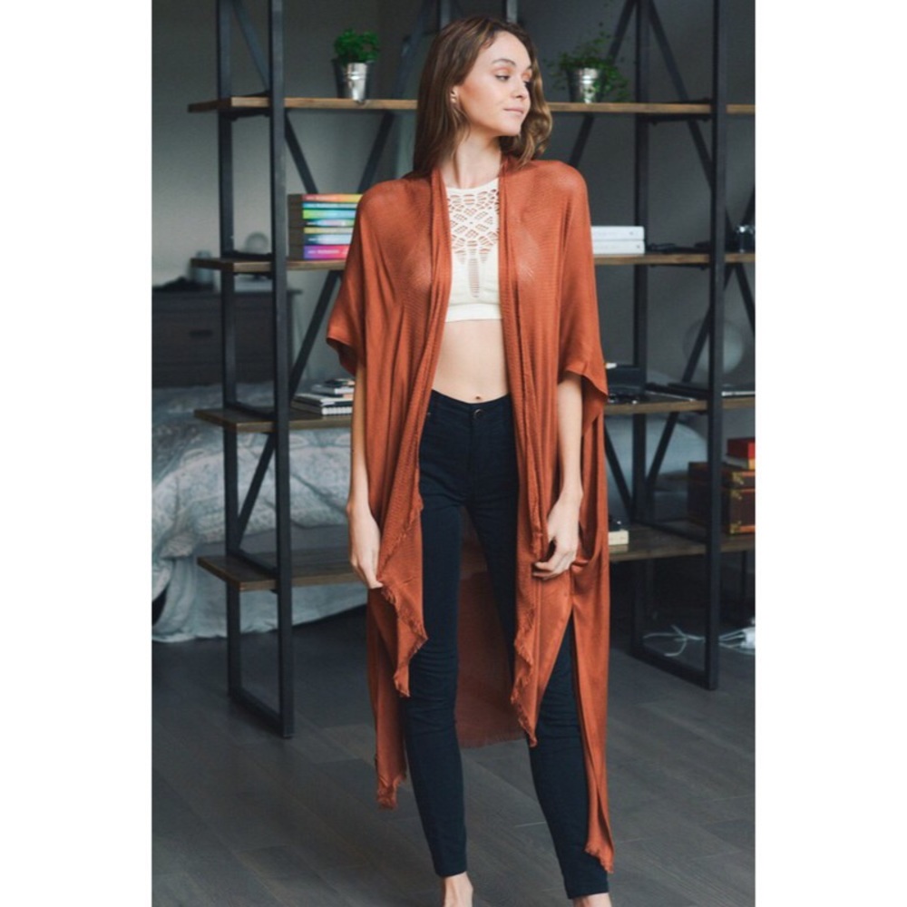 •LAST• Sweet Slendor Kimono - Blush - Picture 2 of 4