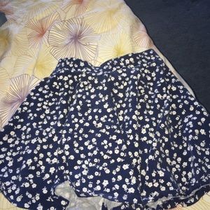 Floral skater skirt