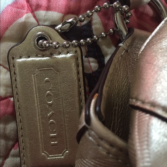 Gently used Gold Coach Purse - Picture 4 of 4