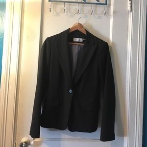 Fitted Black Calvin Klein Suit Jacket