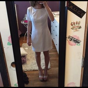 White short sleeve dress