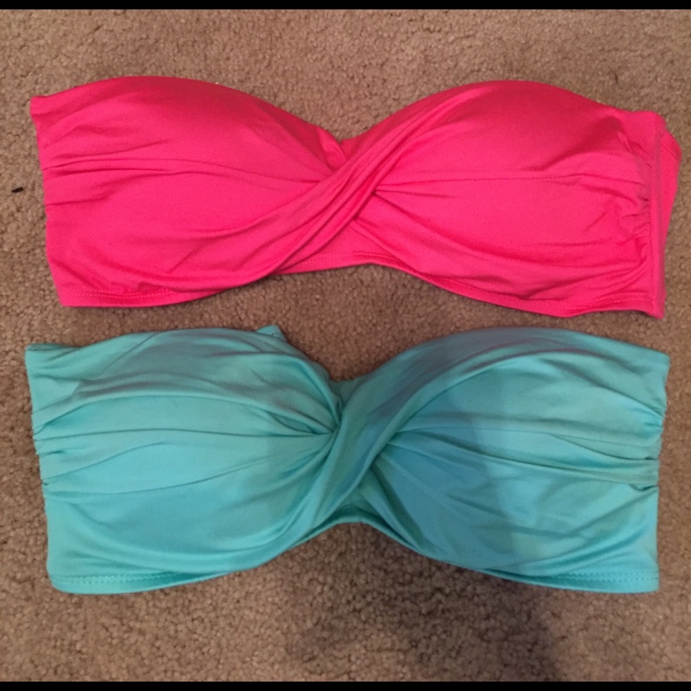 Bandeau bikini tops