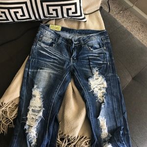 Distressed Jeans