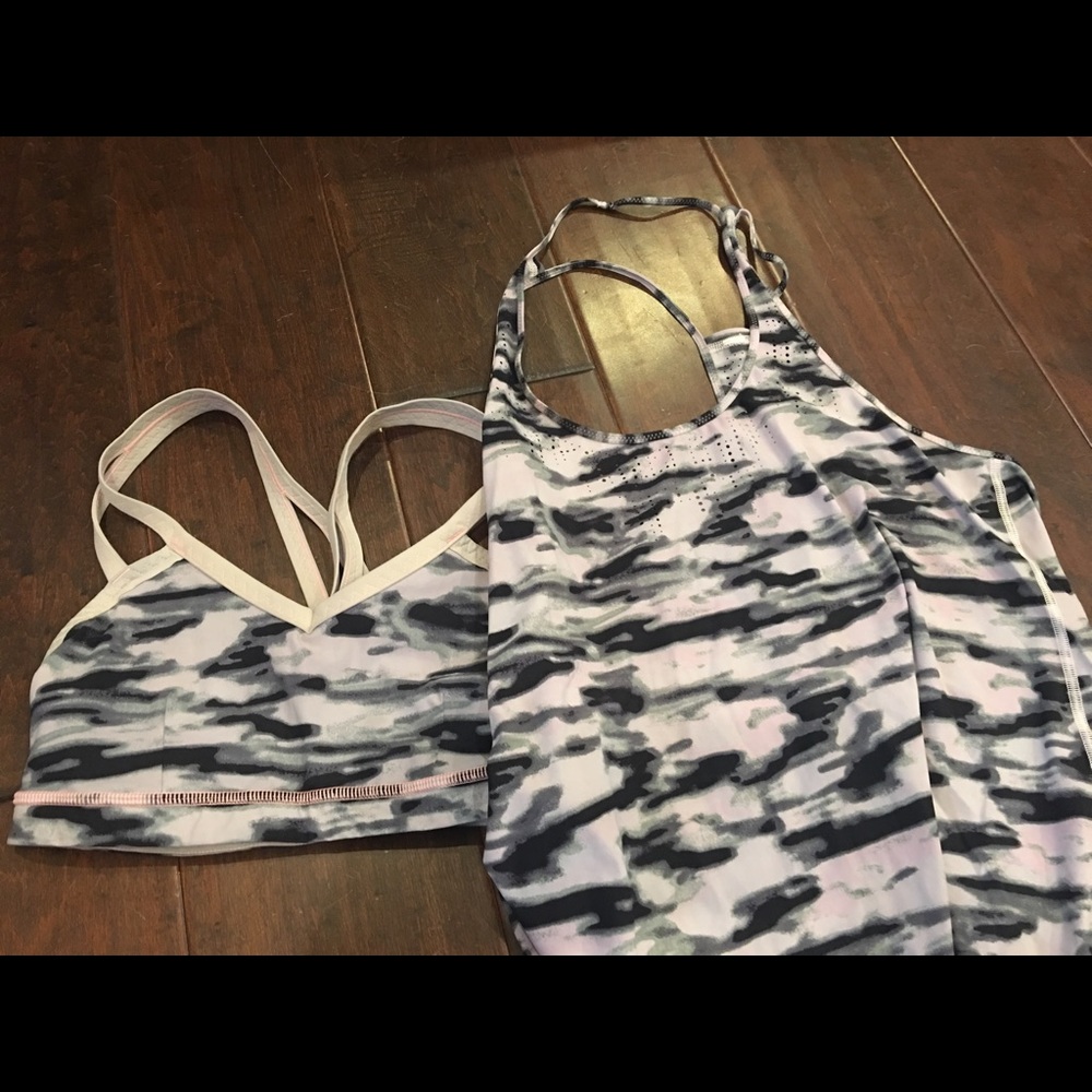 Lulu bra and top set!