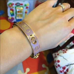 Alexander McQueen pierced skull bangle bracelet