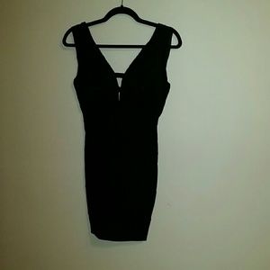 Black bandage dress
