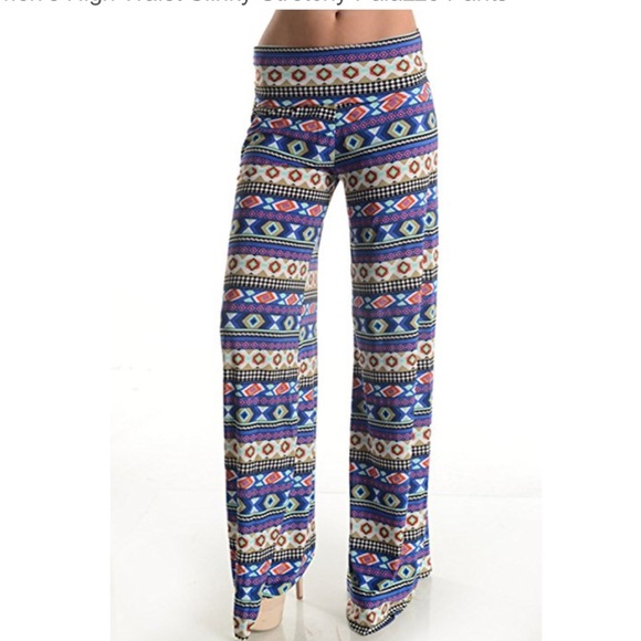 win win  Pants - 🔥1 LEFT🔥 BOHO /AZTEC PALAZZO PANTS