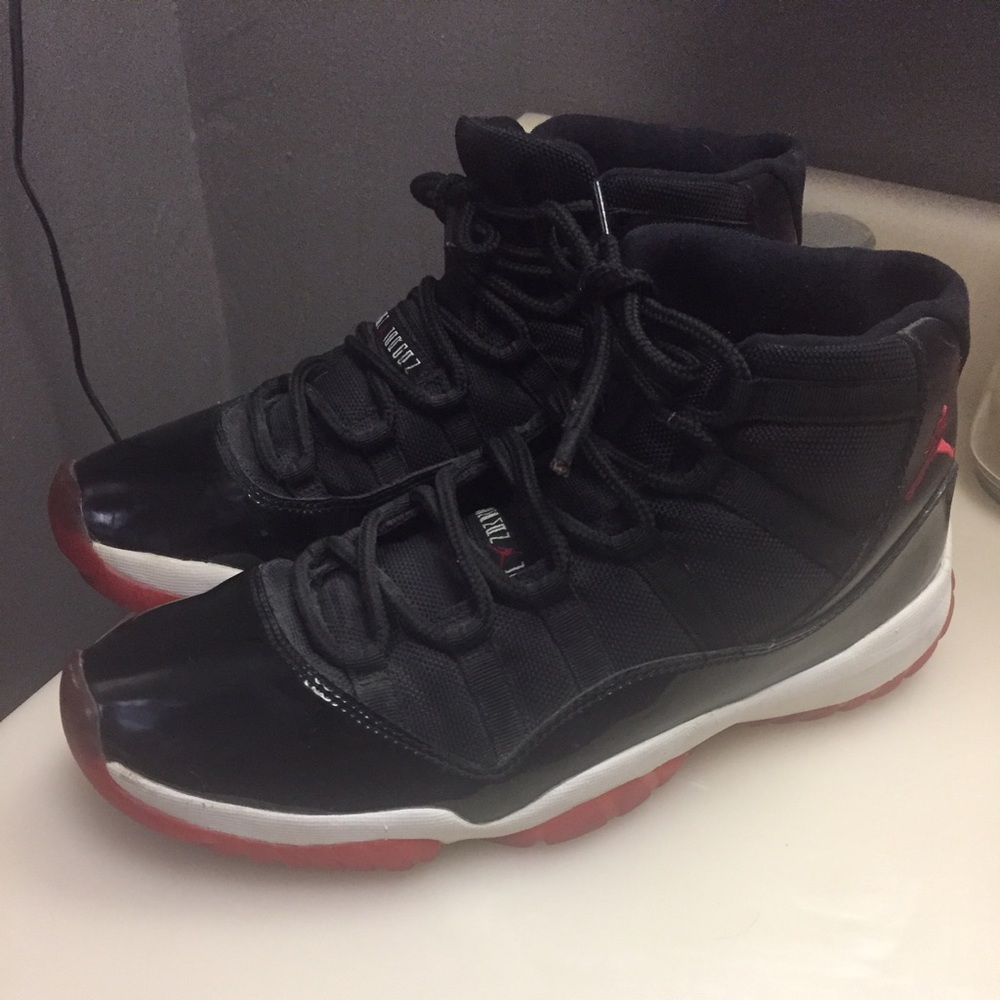 Authentic Air Jordan "Bred" 11s (size 11/12)