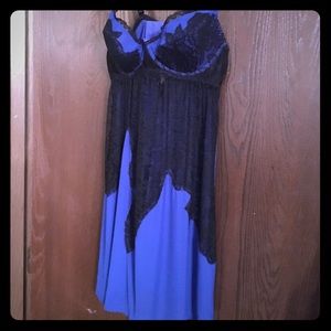 Royal Blue Lingerie (teddy)
