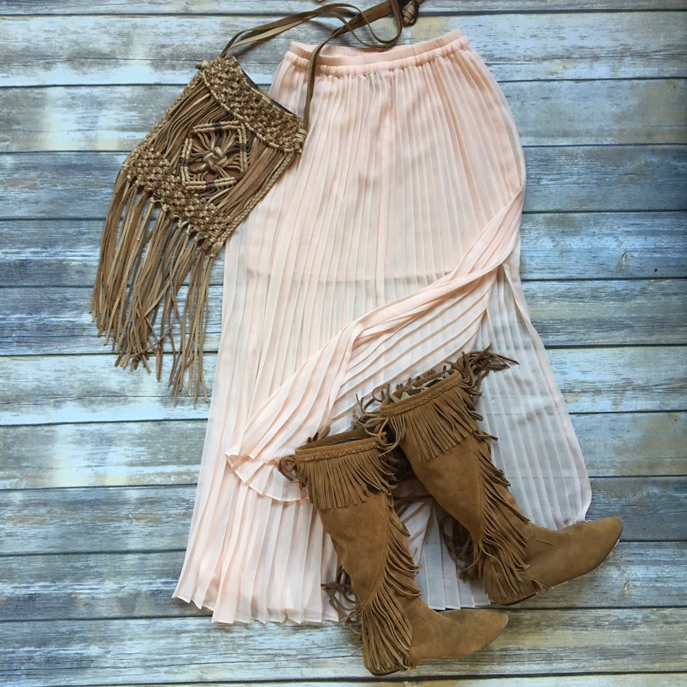 Blush Maxi Skirt