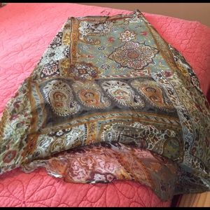 💯 Silk Skirt Gorgeous Multi color