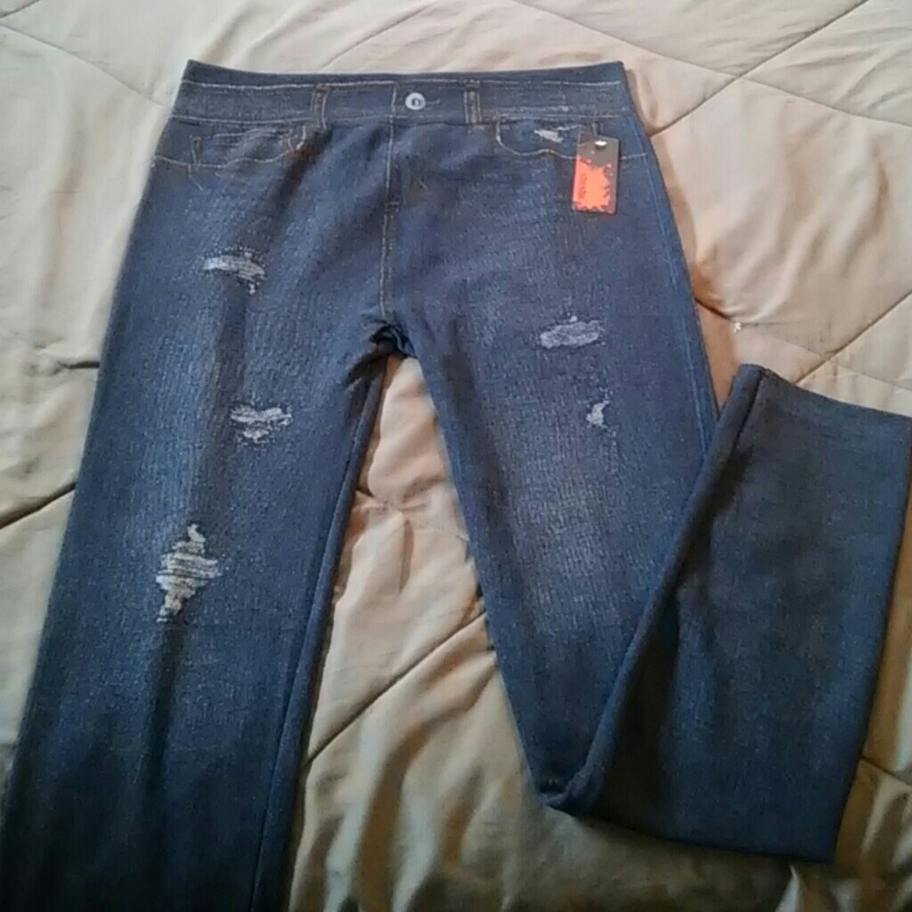 NWT Blue Jean leggings 1x-2x