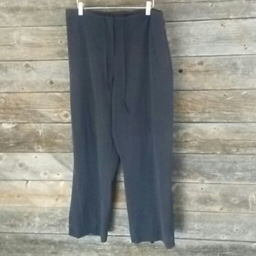 Lane Bryant 14/16 Black Draw String Pants