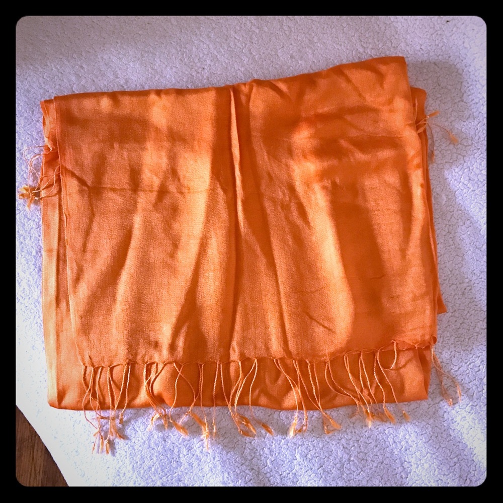 Silky Orange Wrap
