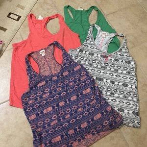 Mossimo racerback tank tops