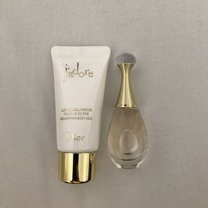 J'adore beautifying body milk and perfume